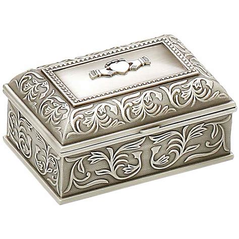 pewter metal box ring box|Ring Box Pewter .